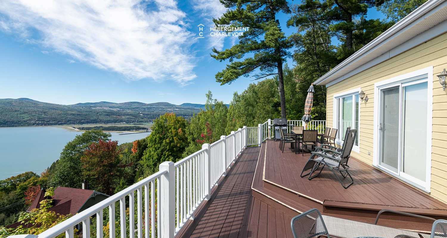 CEL-5 - Résidence chaleureuse avec vue spectaculaire sur le St-Laurent